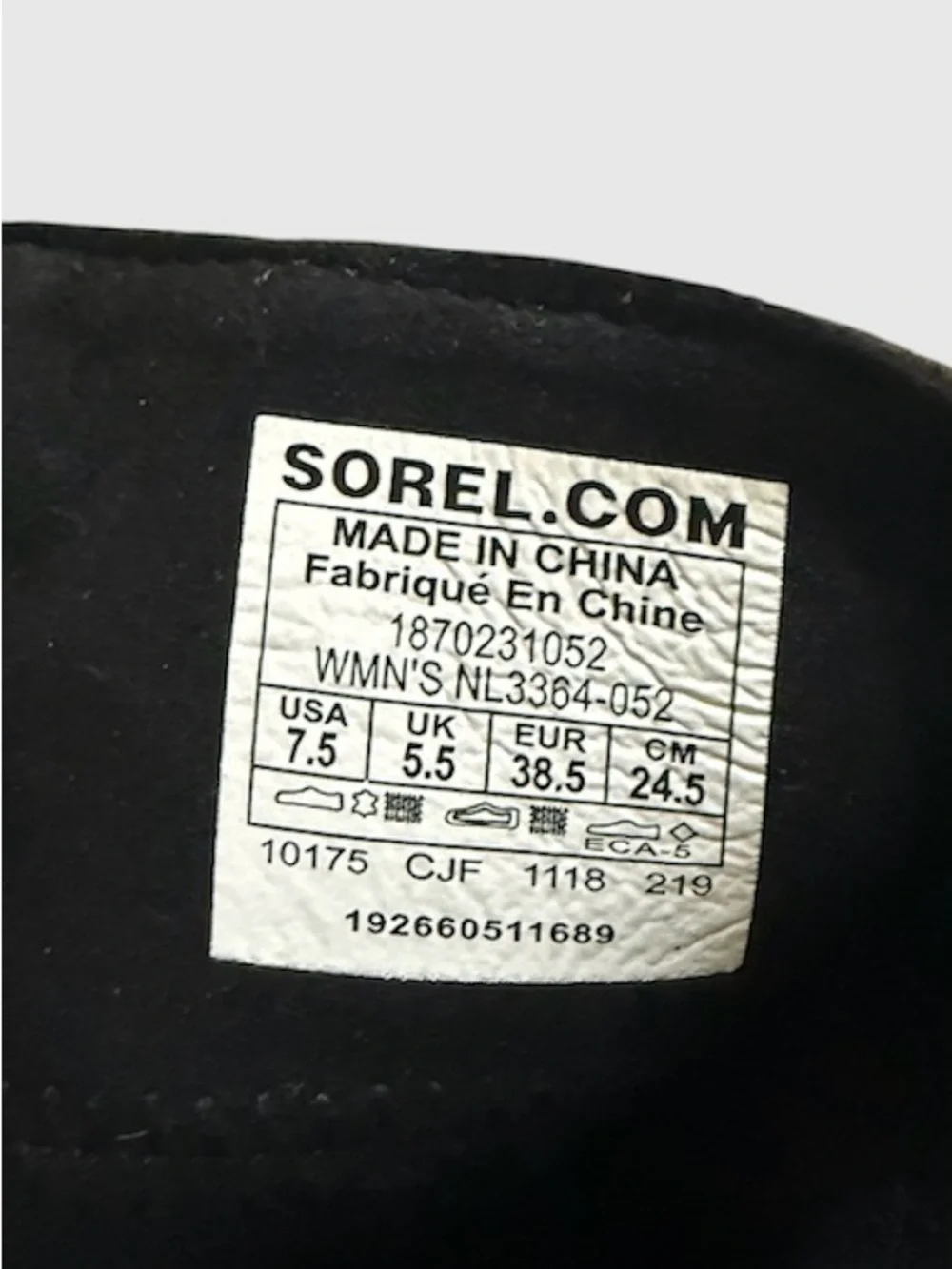 Sorel Gray Weatherproof Leather Ankle Booties
